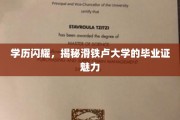 学历闪耀，揭秘滑铁卢大学的毕业证魅力